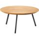 Salontafel Aska teak 75 cm rond naturel brushed