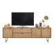 Tv-meubel Aska (195 Cm) teak naturel brushed