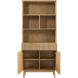 Boekenkast Arrosto eikenhout 203x90x45 cm light roast