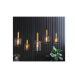 Hanglamp Peglio glas smoke antiek brons 5-lichts