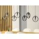 Hanglamp Girare zwart metaal 7-lichts